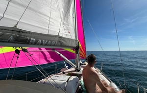 Croisière voile sur les côtes sud de Bretagne.